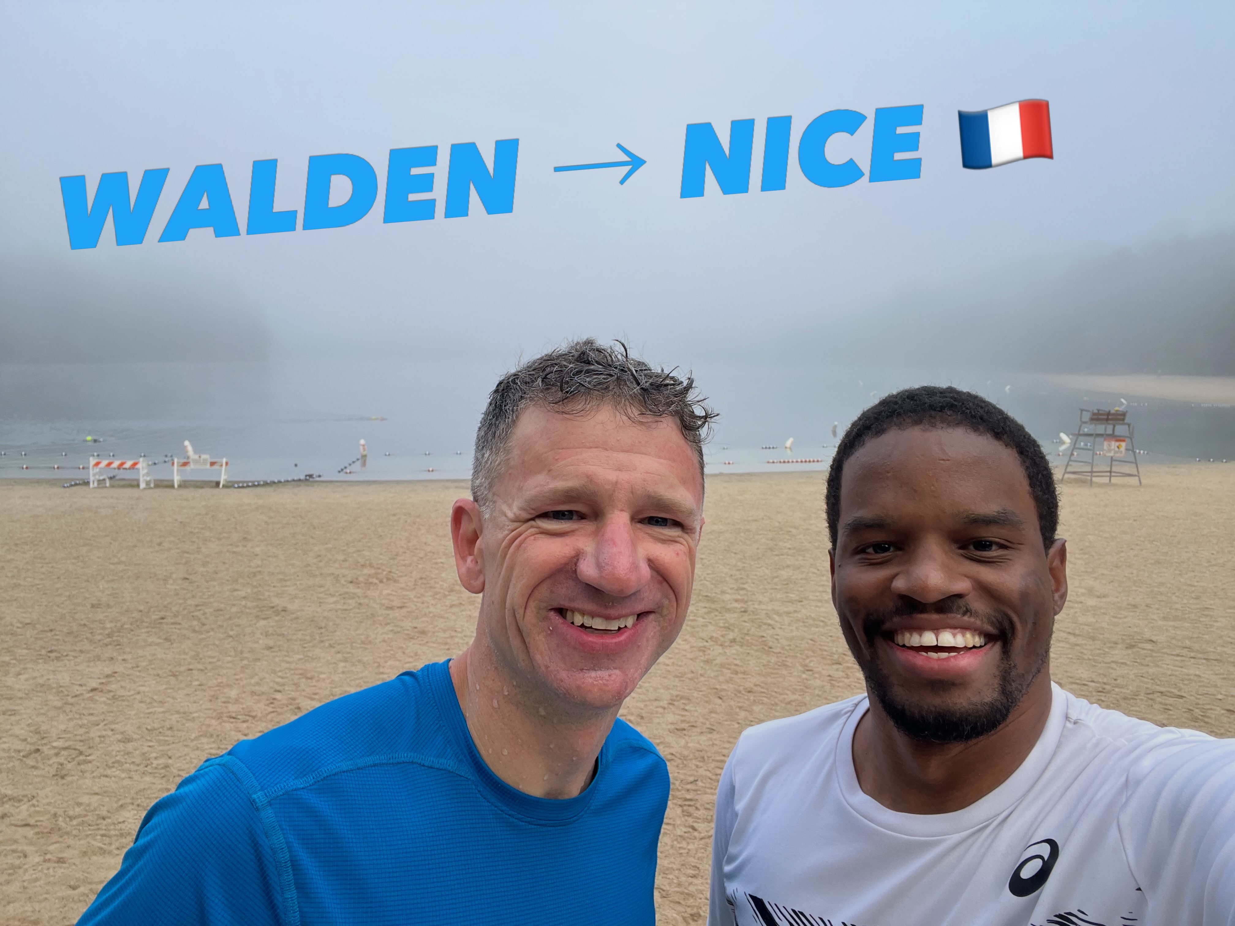 Foggy morning at Walden Pond… and a World Championship just around the corner. 🇫🇷
Carlo spotted Matt through the fog this morning in Concord, getting in what will probably be his final open-water swim here in the States before heading to Nice, France for the IRONMAN 70.3 World Championship.
The work is done. Now it’s about staying sharp, trusting the preparation, and getting ready to race.
Safe travels, Matt! We can’t wait to see you take on Nice. 👊
#BreakthroughPerformanceCoaching #IRONMAN703 #IRONMAN703WorldChampionship #NiceFrance #Triathlon